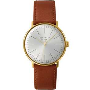 Uhrenarmband Junghans 027/5703.00 Leder Hellbraun