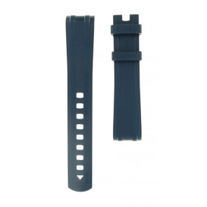 Uhrenarmband Omega 032CVZ010127 Kautschuk Blau 20mm