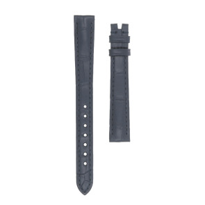 Uhrenarmband Omega 032Z016963 / 43413286053002 / De Ville Krokodilhaut Blau 13mm