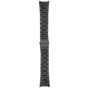 Uhrenarmband Rado 01.650.0275.3.015 / R32275152 / R070493410 Titan Schwarz