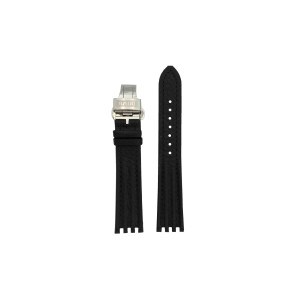 Uhrenarmband Rado R14374 / 15203433 / R14343175 / R070870910 Leder Schwarz 18mm