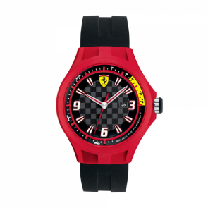 Uhrenarmband Ferrari SF101.1 / 0830006 / SF689300009 Kautschuk Schwarz 22mm