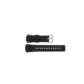 Casio Uhrenarmband 10001449 Kunststoff Schwarz 16mm 