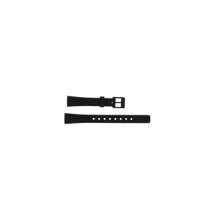 Casio Uhrenarmband 10088279 Textil Schwarz 14mm 