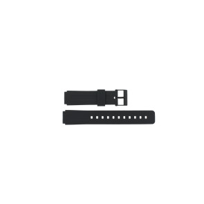 Casio Uhrenarmband 10108579 Kunststoff Schwarz 16mm
