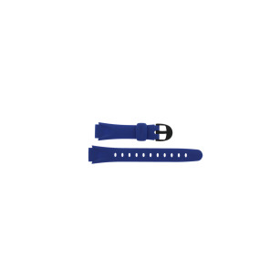 Casio Uhrenarmband 10128140 Kunststoff Blau 14mm 