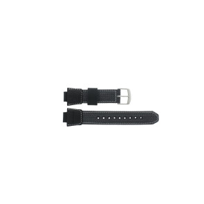 Casio Uhrenarmband 10198354 Kunststoff Schwarz 13mm 