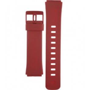 Casio Uhrenarmband 10224495 Kunststoff Rot 19mm