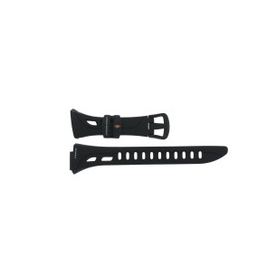 Uhrenarmband Casio RFT100 / 10227753 Kautschuk Schwarz 16mm