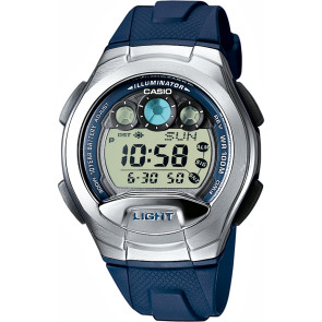 Casio Uhrenarmband 10257772 Kunststoff Blau 18mm 