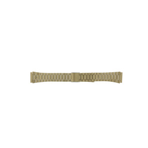 Uhrenarmband Casio AQ-230GA-9DMQYES / 10339808 Stahl Vergoldet 18mm