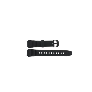 Casio Uhrenarmband 10360831 Kunststoff Schwarz 18mm 