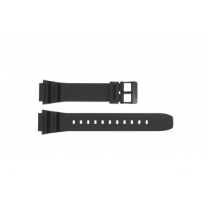 Uhrenarmband Casio 10365960 Kunststoff Schwarz 18mm