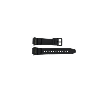 Casio Uhrenarmband 10379562 Gummi Schwarz 18mm 