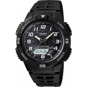 Casio Uhrenarmband 10395812 Kunststoff Schwarz 18mm