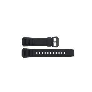 Casio Uhrenarmband 10404335 Edifice Kunststoff Schwarz 20mm 