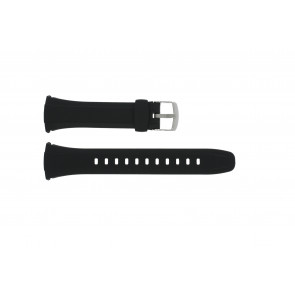 Uhrenarmband Casio WVA-M640 / WVQ-M410 Kunststoff Schwarz 25mm