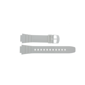 Casio Uhrenarmband 10409325 Kunststoff Weiß 16mm 