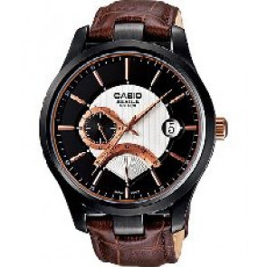 Casio Uhrenarmband 10427209 Leder Braun 20mm