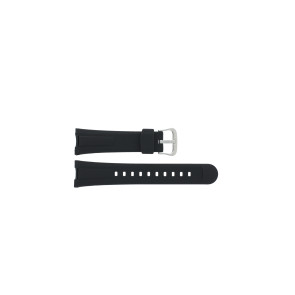 Casio Uhrenarmband 10447496 Kunststoff Schwarz 16mm 
