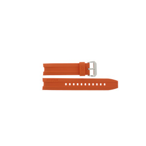 Casio Uhrenarmband EMA-100B-1A4V / 5299 / 10449650 Kautschuk Orange 22mm