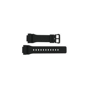 Uhrenarmband Casio TRT-110H-1A / 10452139 Kunststoff Schwarz 18mm