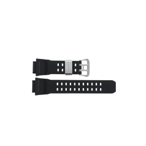 Casio Uhrenarmband GW-9400-1 / 10455201 Silikon Schwarz 19mm