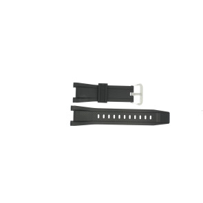 Casio Uhrenarmband 10502763 Gummi Schwarz 27mm