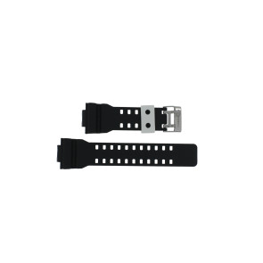 Uhrenarmband Casio 10508122 / GA-100BW-1A / GA-110BW-1A Kautschuk Schwarz 26mm