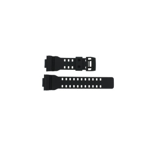 Uhrenarmband Casio GA-700 (10536683) Kautschuk Schwarz