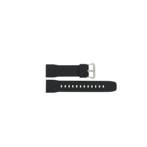 Uhrenarmband Casio 5497 PRG-600-1 / 10631620 Kunststoff Schwarz 24mm