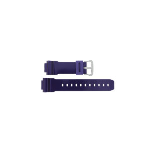 Casio Uhrenarmband 10332044 Gummi Purpur 16mm
