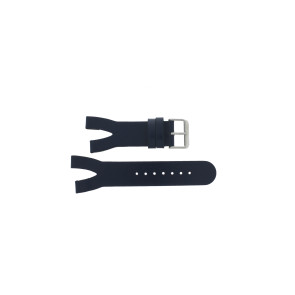 Uhrenarmband Davis 1401 / 1403 Leder Blau 10mm