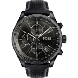Uhrenarmband Hugo Boss 2762 / 1513474 / HB-297-1-34-2954 / HB-297-1-34-3047 Leder Schwarz 22mm