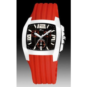 Lotus Uhrenarmband 15317-A Kautschuk Rot