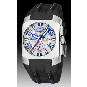 Uhrenarmband Lotus 15410.1 Leder Schwarz