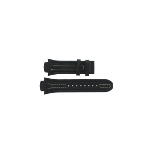 Uhrenarmband Lotus 15507-1 / 15502 Leder Schwarz 18mm
