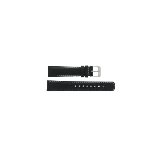 Uhrenarmband Tommy Hilfiger 679301089 / 1780882 / TH-87-3-14-0818 Leder Schwarz 18mm