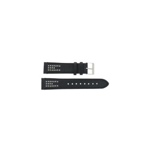 Uhrenarmband Tommy Hilfiger 679301215 / 1215 / 1781015 / TH-126-3-14-0974 Leder Schwarz 20mm