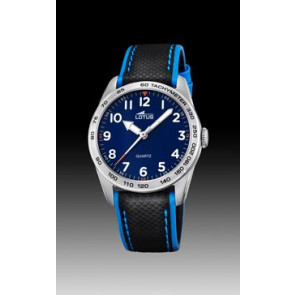 Uhrenarmband Lotus 18276-2 Leder Schwarz 18mm