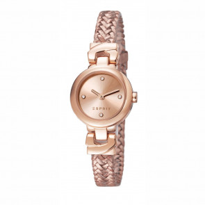 Uhrenarmband Esprit ES107662002 Leder Rosa 9mm