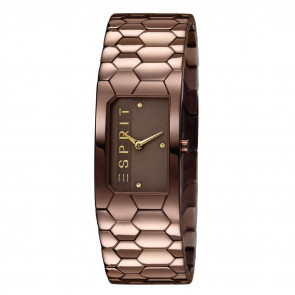 Uhrenarmband Esprit ES107882004 Stahl Braun 18mm