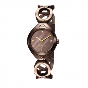 Uhrenarmband Esprit ES108072004 Stahl Braun 4mm