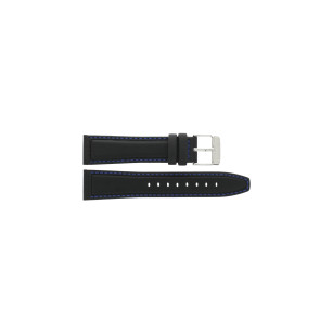 Uhrenarmband Lotus 18587-3 Leder Schwarz 22mm
