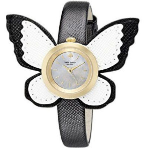 Uhrenarmband Kate Spade New York 1YRU0810 Leder Schwarz