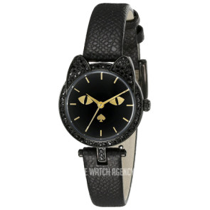 Uhrenarmband Kate Spade New York 1YRU0817 Leder Schwarz