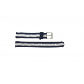 Uhrenarmband Lacoste 2000316 / LC-06-3-14-0011 Leder Blau 13mm