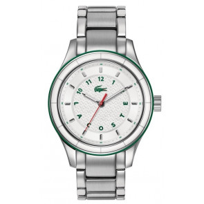 Lacoste Uhrenarmband 2000743 / LC-66-3-29-2405 Metall Silber 18mm