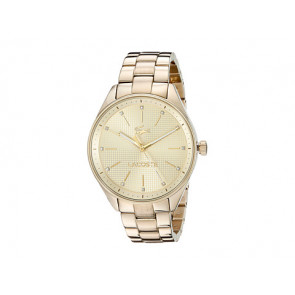 Lacoste Uhrenarmband 2000898 / LC-82-3-34-2602 Metall Vergoldet 18mm