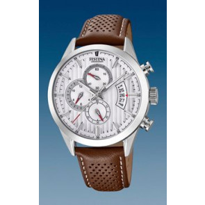 Uhrenarmband Festina F20271-1 / F20271-2 Leder Cognac 21mm